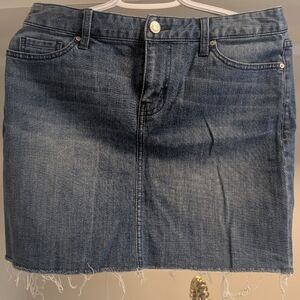 Tommy Hilfiger Blue Denim Mini Skirt